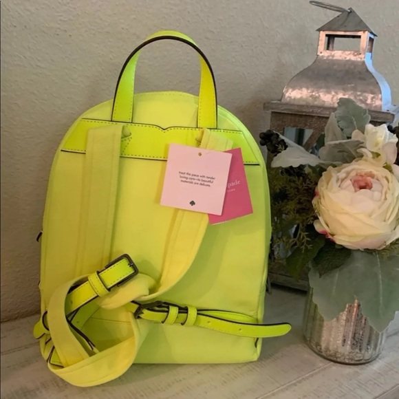 Kate Spade Backpack Radiant Yellow - Picture 4 of 13